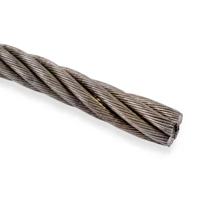 1-1/4" 6x37 Bright Wire Rope - EIPS IWRC | Linear Foot