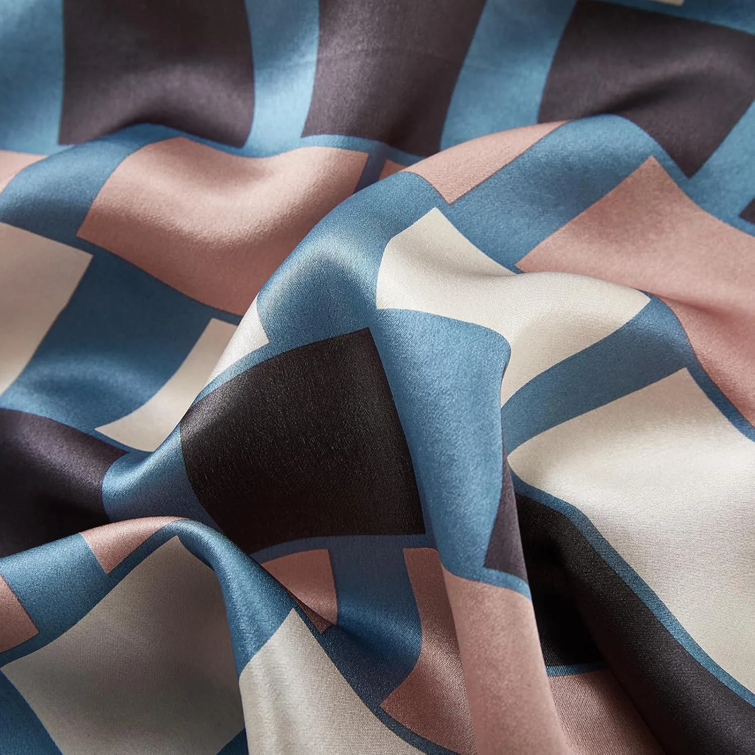 100% Mulberry Silk Square Scarf 27''x27'' Neck Scarf Hair Scarf Headscarf Bandanas for Women