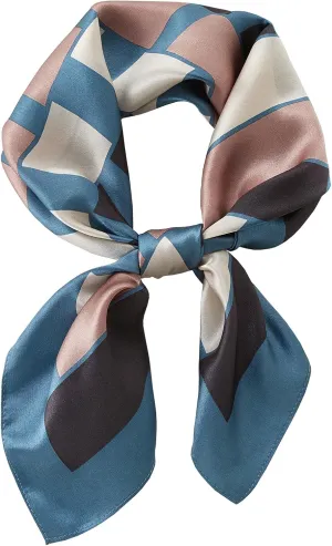 100% Mulberry Silk Square Scarf 27''x27'' Neck Scarf Hair Scarf Headscarf Bandanas for Women