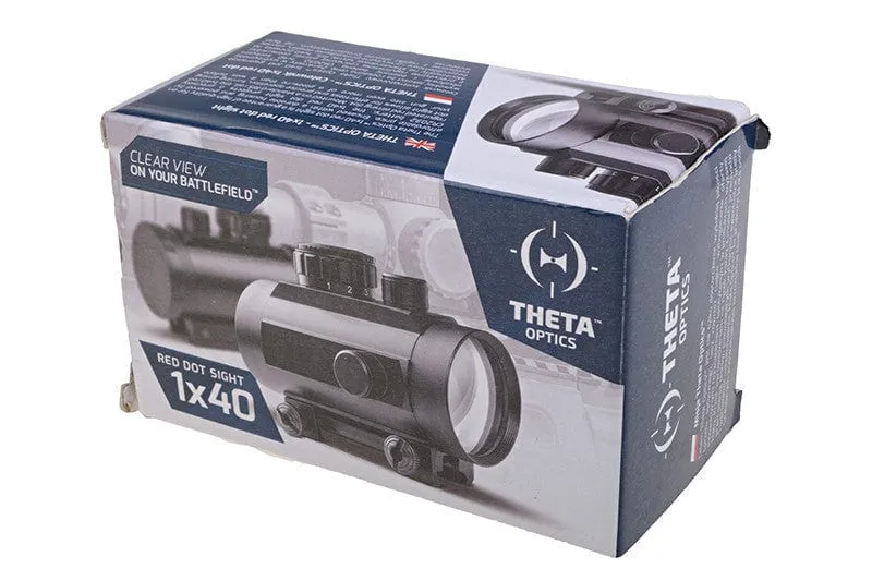 1x40 Reflex Red Dot Sight Replica - Black