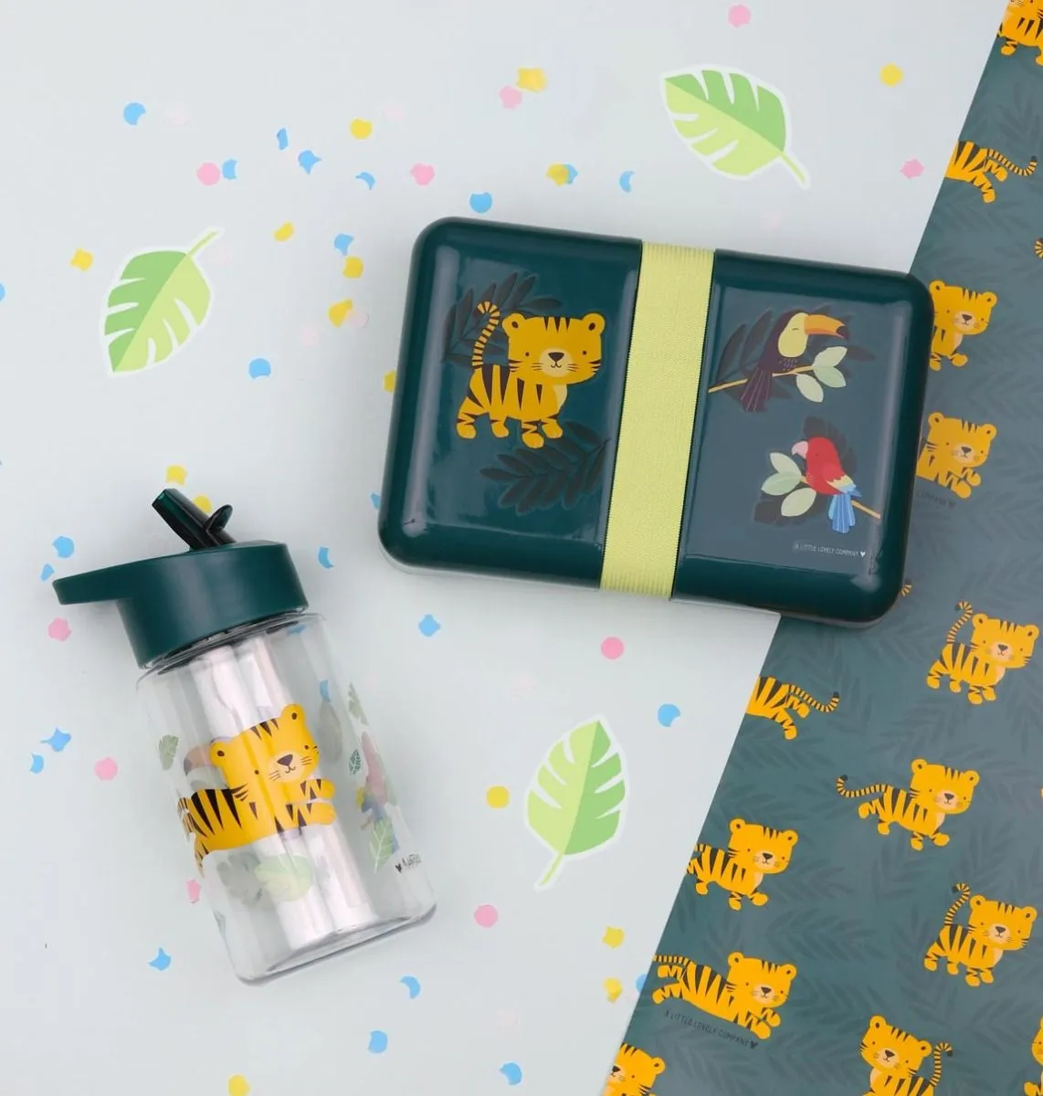 A Little Lovely Company lunch box | Jungle Tiger