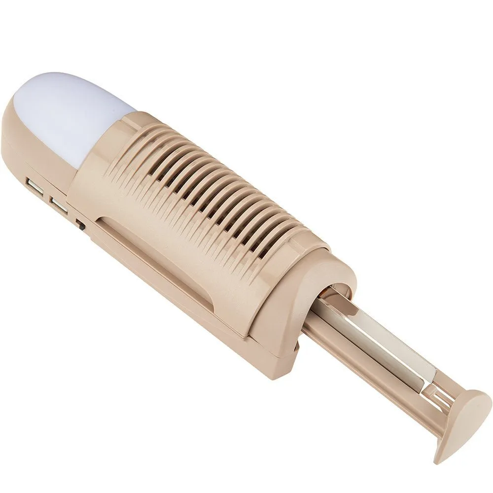 Air Innovations AI-210 Compact Air Purifier With 2 USB Ports & LED Light