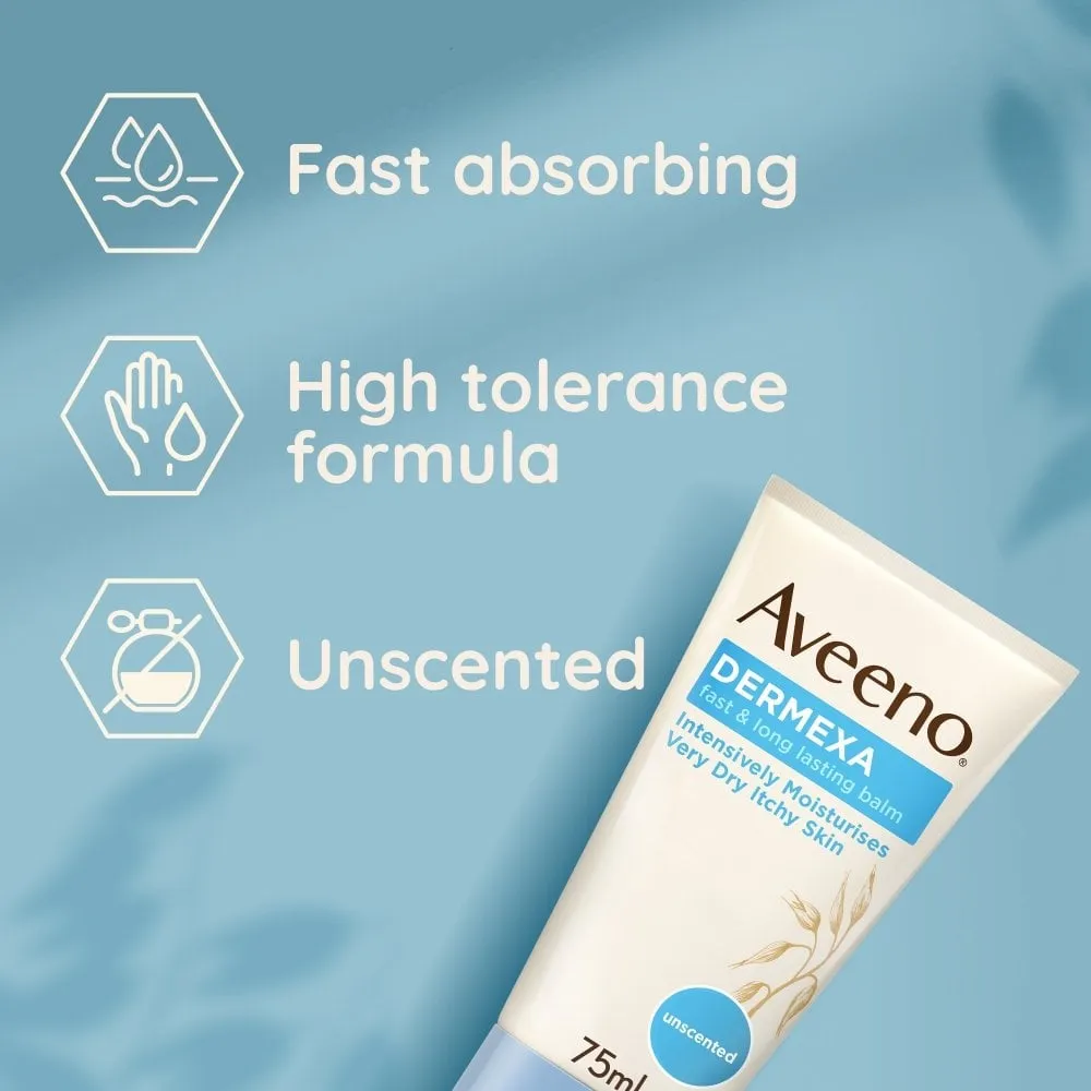 Aveeno Dermexa Fast & Long-Lasting Balm 75ml