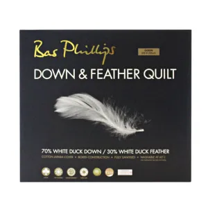 Bas Phillips 70/30 Duck Down and Feather Quilt