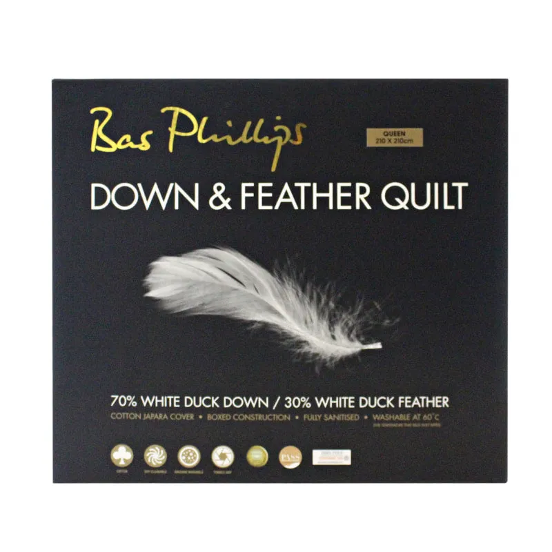 Bas Phillips 70/30 Duck Down and Feather Quilt