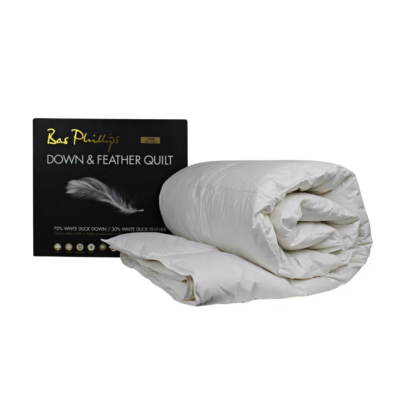 Bas Phillips 70/30 Duck Down and Feather Quilt