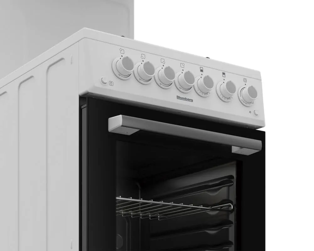 Blomberg GGS9151W 50cm Single Oven Gas Cooker - White