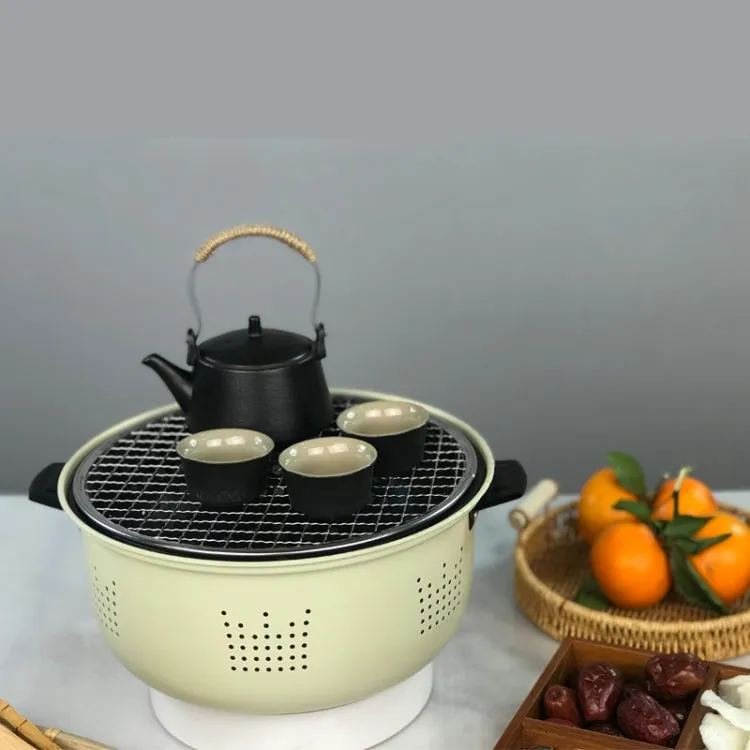 Charcoal Grill Stainless Steel Outdoor Camping Cooking Tea Around The Stove Barbecue Stove, Spec: Style B
