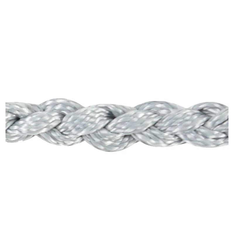 Classic Equine Braided Rope Halter with Lead- Grey