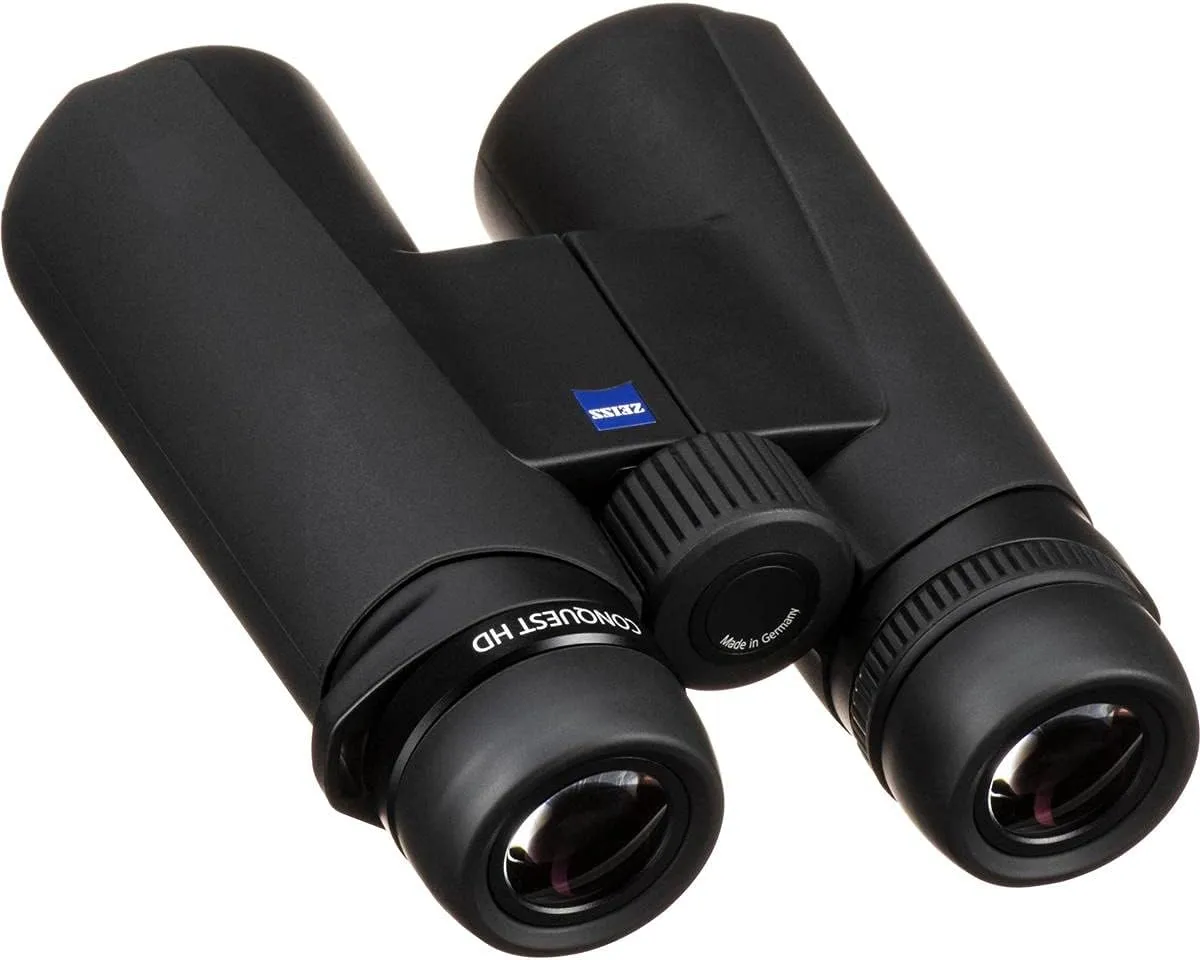 Conquest HD Binoculars Waterproof, Compact with LotuTec T HD Coated Glass for Optimal Clarity in All Weather Conditions for Bird Watching, Hunting, Sightseeing, Black