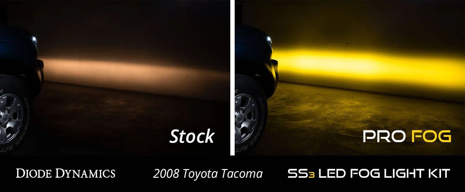 Diode Dynamics SS3 White LED Fog Light Kit | 2023-2016 Toyota Tacoma