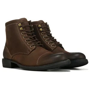 Eastland men's high quality closed toe boots, brown