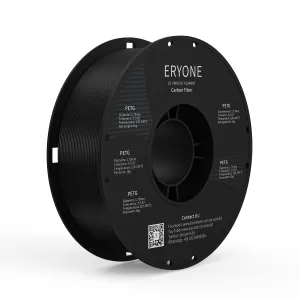ERYONE Carbon Fiber PETG 3D Printer Filament 1.75mm, Dimensional Accuracy  /- 0.05 mm 1kg (2.2LBS)/Spool