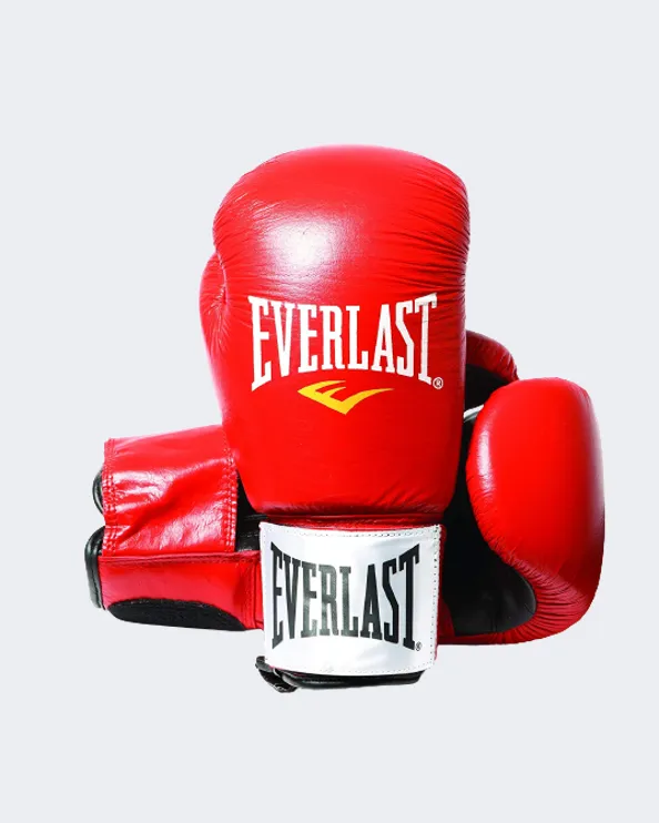Everlast Accessories Evh1100 Red/Black14 Oz Leather Boxing Glove Fighte
