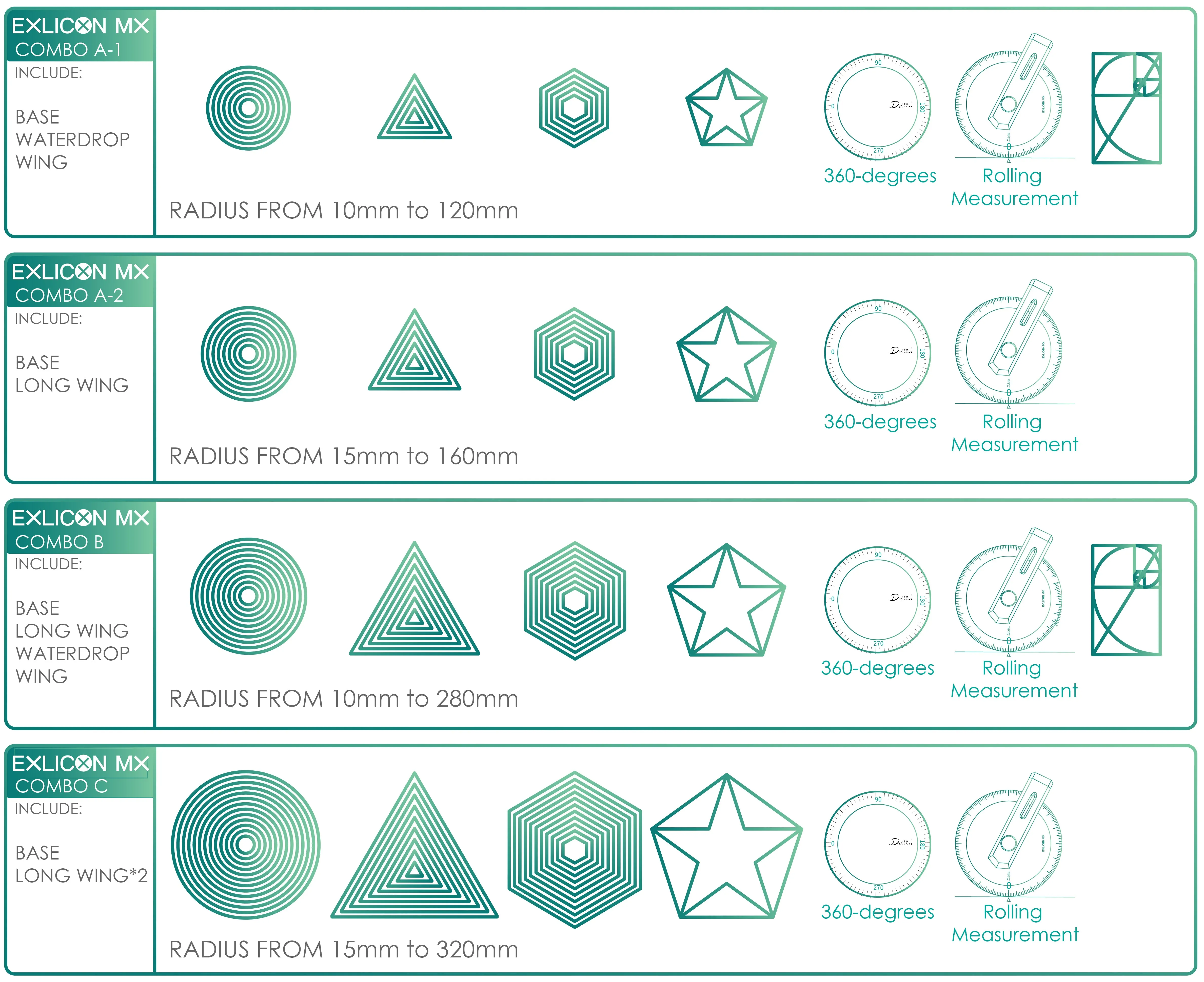 Exlicon MX- A drawing tool without boundaries- Aerospace Aluminum Combo