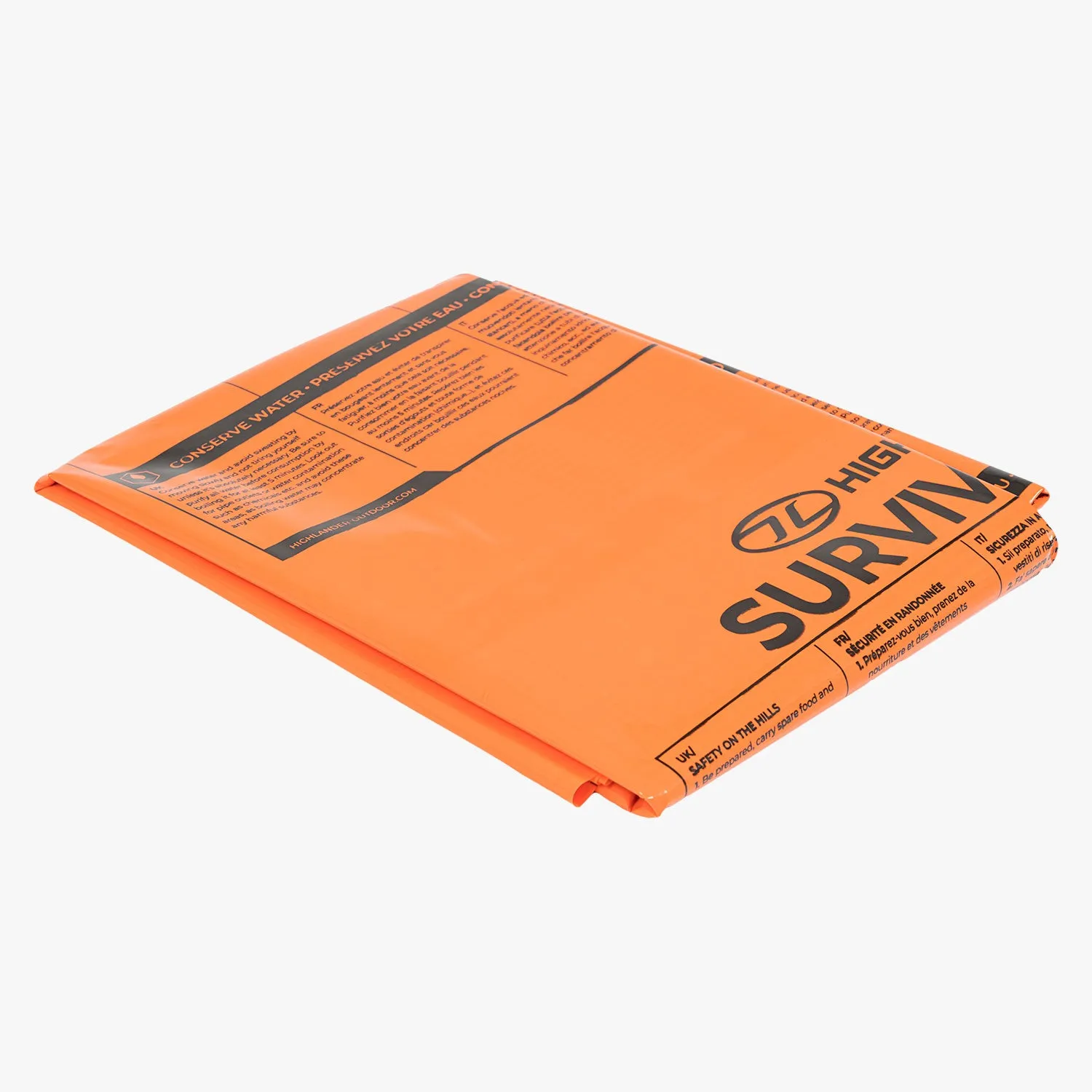 Extra large Survival Bivvy Bag, Orange