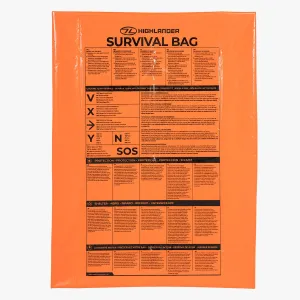 Extra large Survival Bivvy Bag, Orange