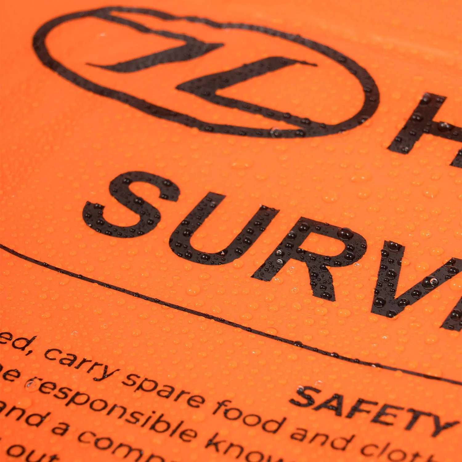 Extra large Survival Bivvy Bag, Orange