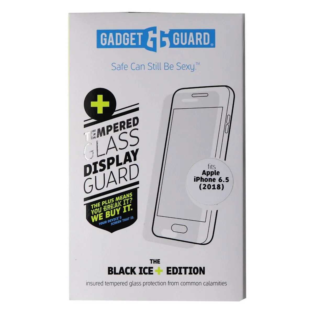 Gadget Guard (Black Ice ) Clear Glass Screen Protector for Apple iPhone XS Max