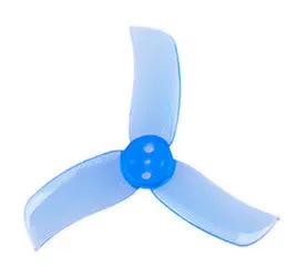 Gemfan Hulkie Durable 3 Blade (3 Hole) 2040 Clear Blue