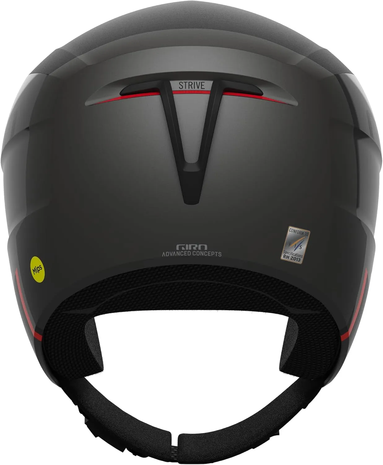 Giro Strive MIPS Race Ski Helmet for Men, Women & Youth - Matte Black - M (55.5-57 cm)