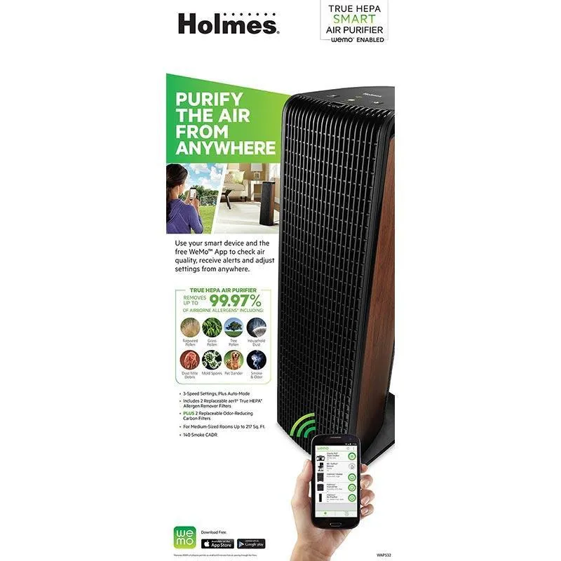 Holmes True HEPA Smart WEMO Enabled Air Purifier