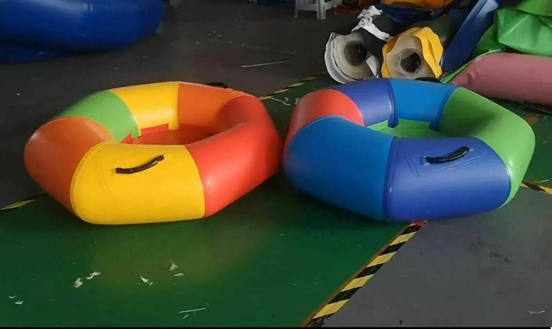 Inflatable 0.9mm PVC Lazy White Water River Water Park Inner Tube Rafting Tube
