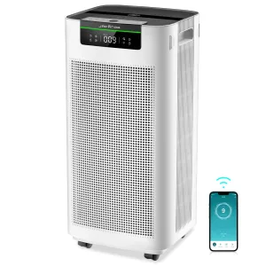 Jafanda air purifier JF888  for Large Rooms (3800 sq ft) - Jafanda air purifier review - cadr air purifier-Removes 99.97% of Dust, Pollen, Smoke, Pet Dander, Odors, and VOCs - With H13 True HEPA Filters, Activated Carbon, APP & Alexa Control