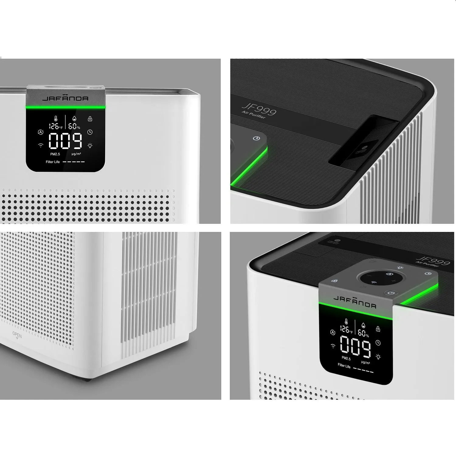 Jafanda air purifier JF999 H13 True HEPA Large Air Purifier for Whole Home and Commercial Spaces,Jafanda JF999 smoke eater – Quiet, 3-Stage Filtration, Removes 99.97% of Smoke, Jafanda air purifier review