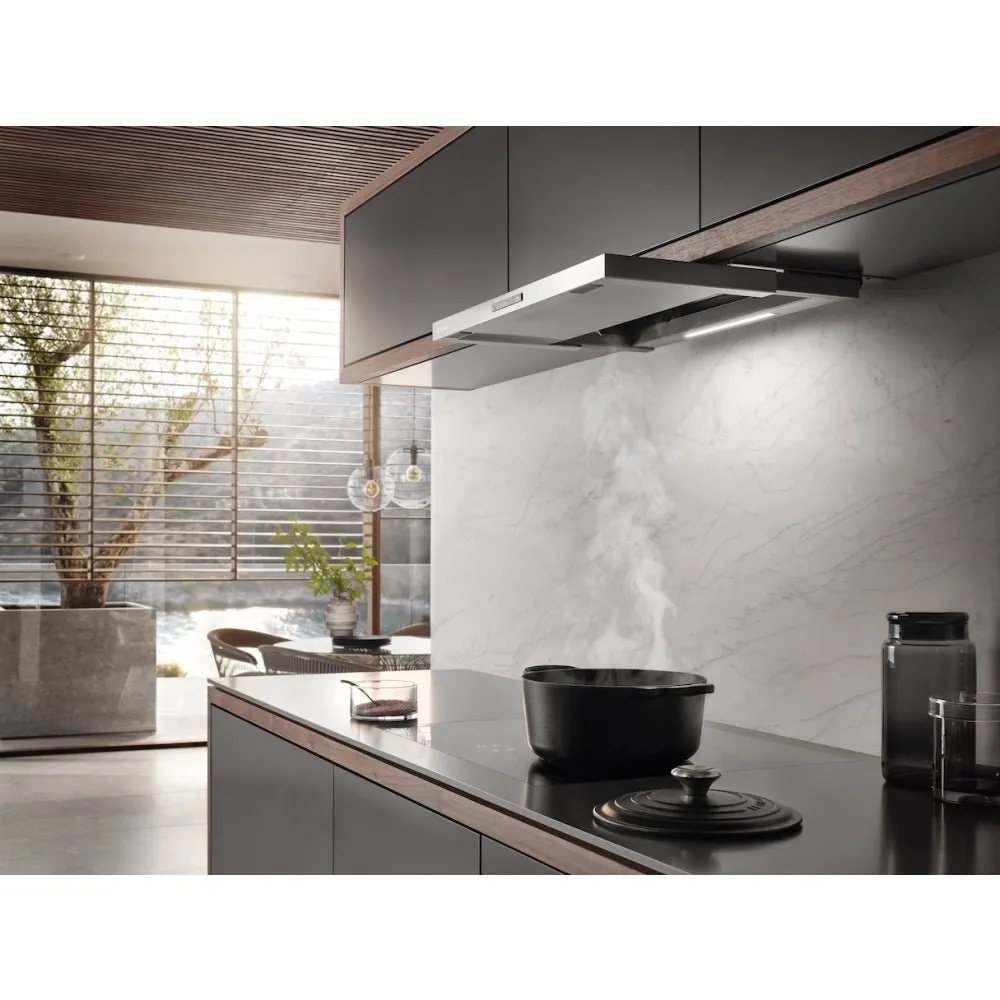Miele DAS2620 Built-In Slimline Cooker Hood, CleanCover - Stainless Steel