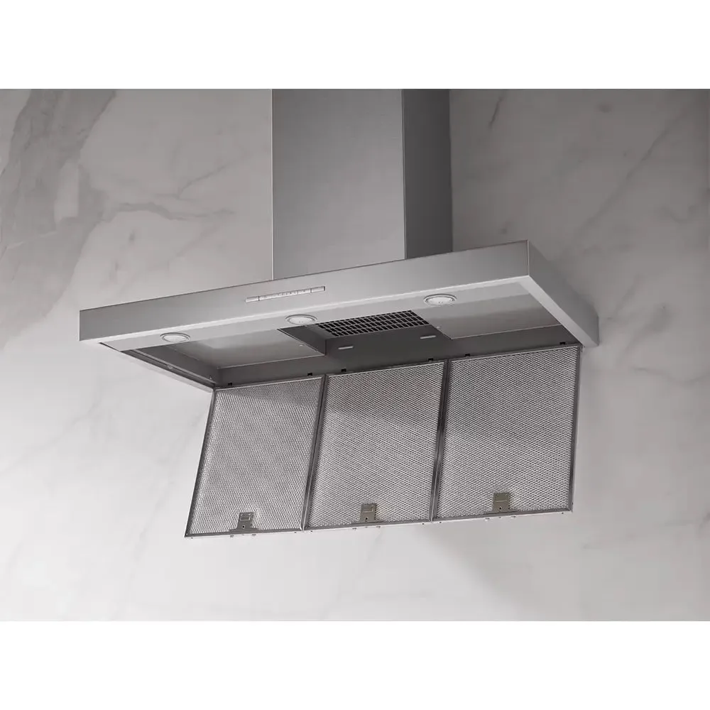 Miele PUR98W-SS Wall Mounted Cooker Hood, CleanCover - Stainless Steel