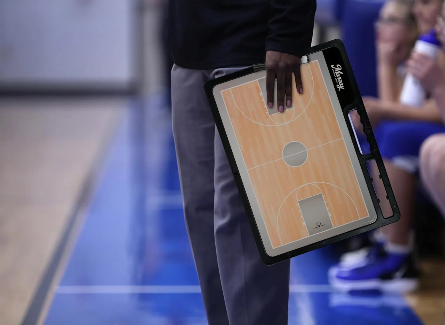 Murray Sporting Goods Premium Coaches Clipboard | Double-Sided Dry Erase Marker Board for Basketball, Baseball, Soccer, Football, Hockey (Marker Included)