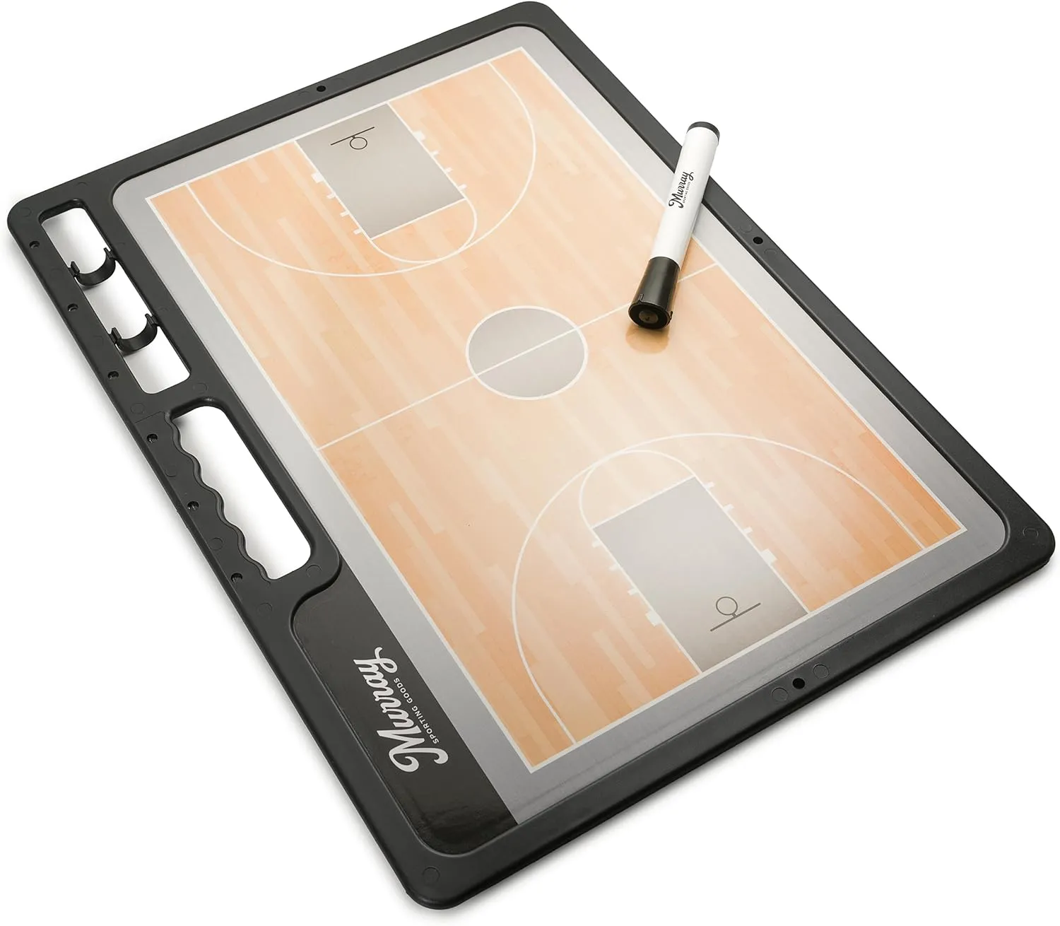 Murray Sporting Goods Premium Coaches Clipboard | Double-Sided Dry Erase Marker Board for Basketball, Baseball, Soccer, Football, Hockey (Marker Included)