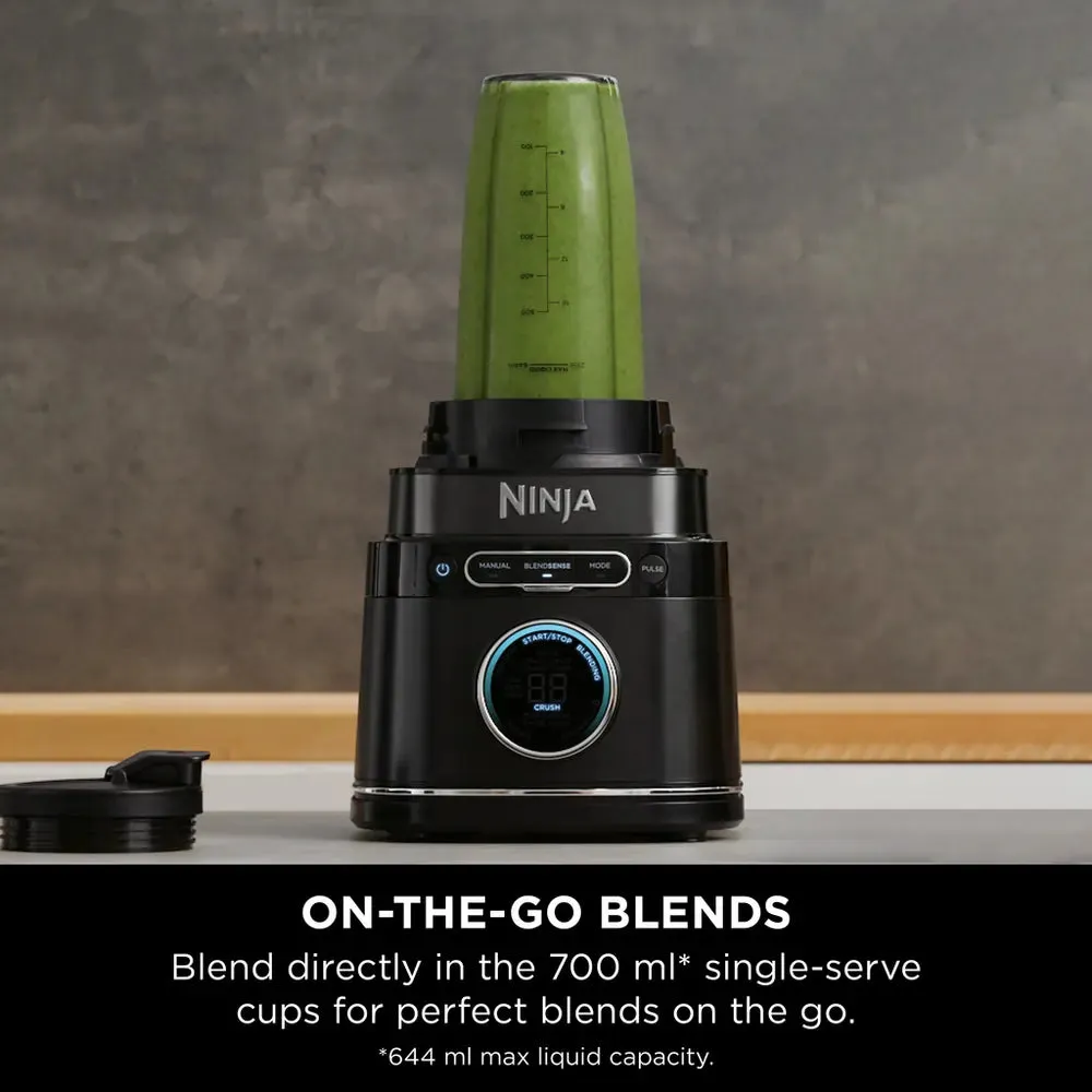 Ninja TB301UK Detect Duo Power Blender Pro   Single Serve, Black