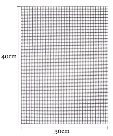 Non-Stick BBQ Grill Mesh Mat