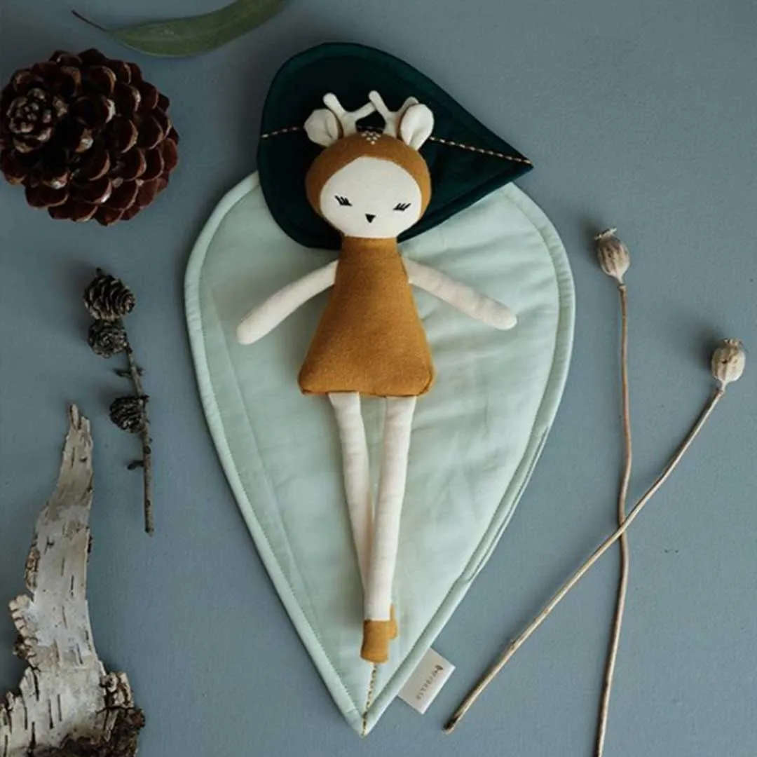 Outlet - Fabelab Doll Bedding - Leaf