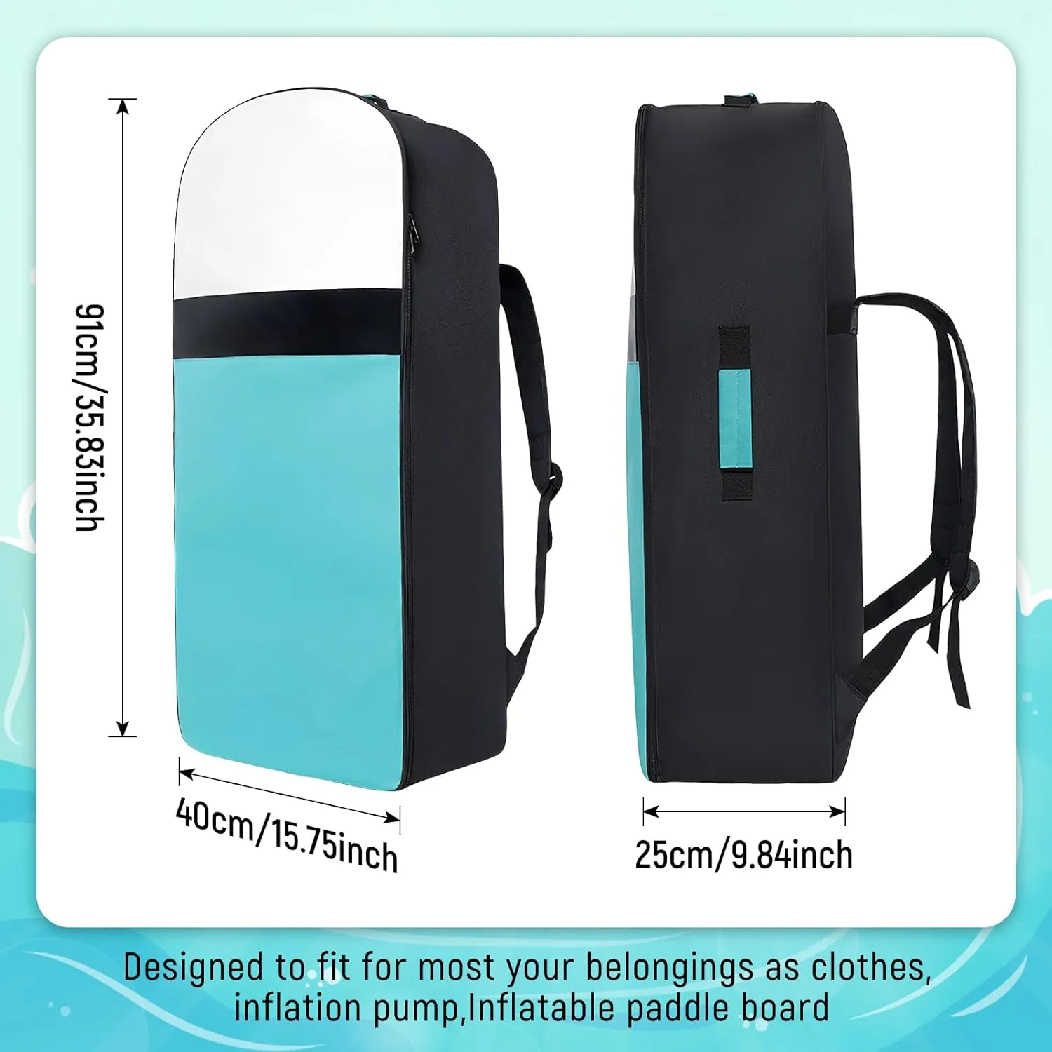 Paddle Board Carrying Bag, Inflatable Paddle Board Bag Carrier
