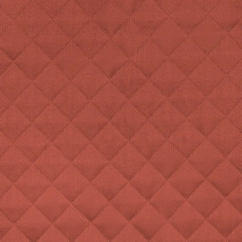 Petra Deep Coral Matelasse Coverlets by Matouk