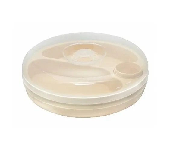 Plate Keeping Warm With A Lid