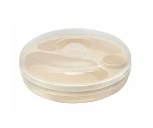 Plate Keeping Warm With A Lid