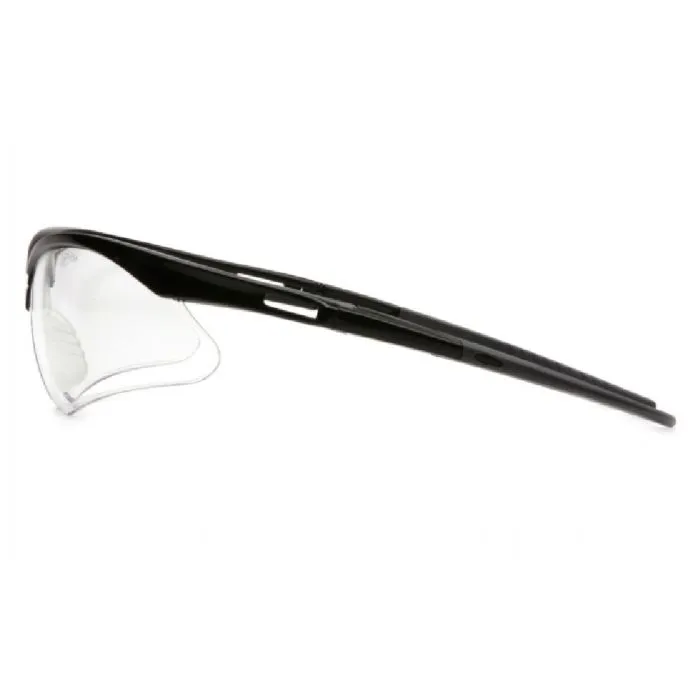 Pyramex SB6310STP PMXTREME Safety Glasses, Black Frame, Clear Anti-Fog Lens, 1 Each