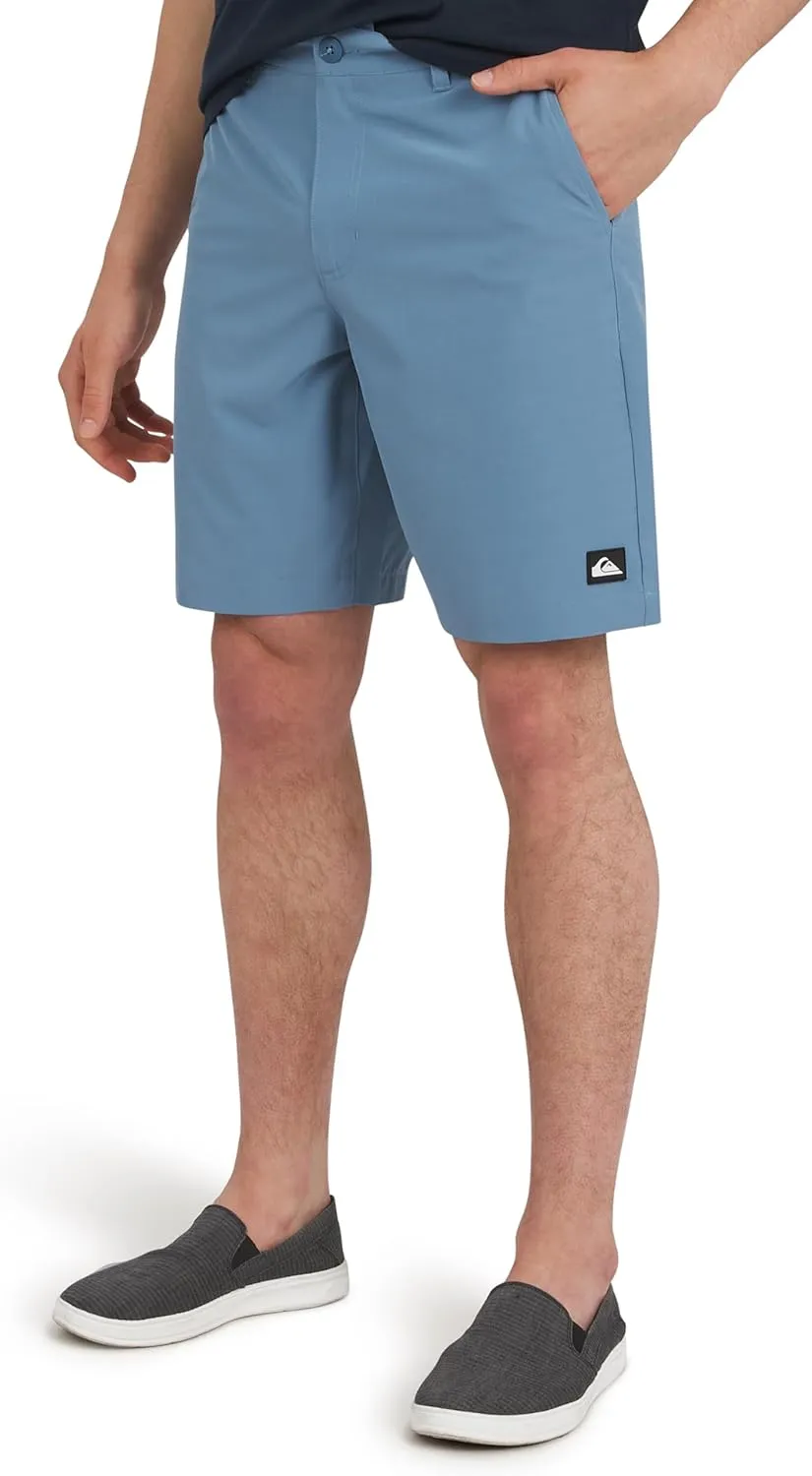 Quiksilver Men's Regular Fit Fixed Waist Water Friendly Active Hybrid Shorts