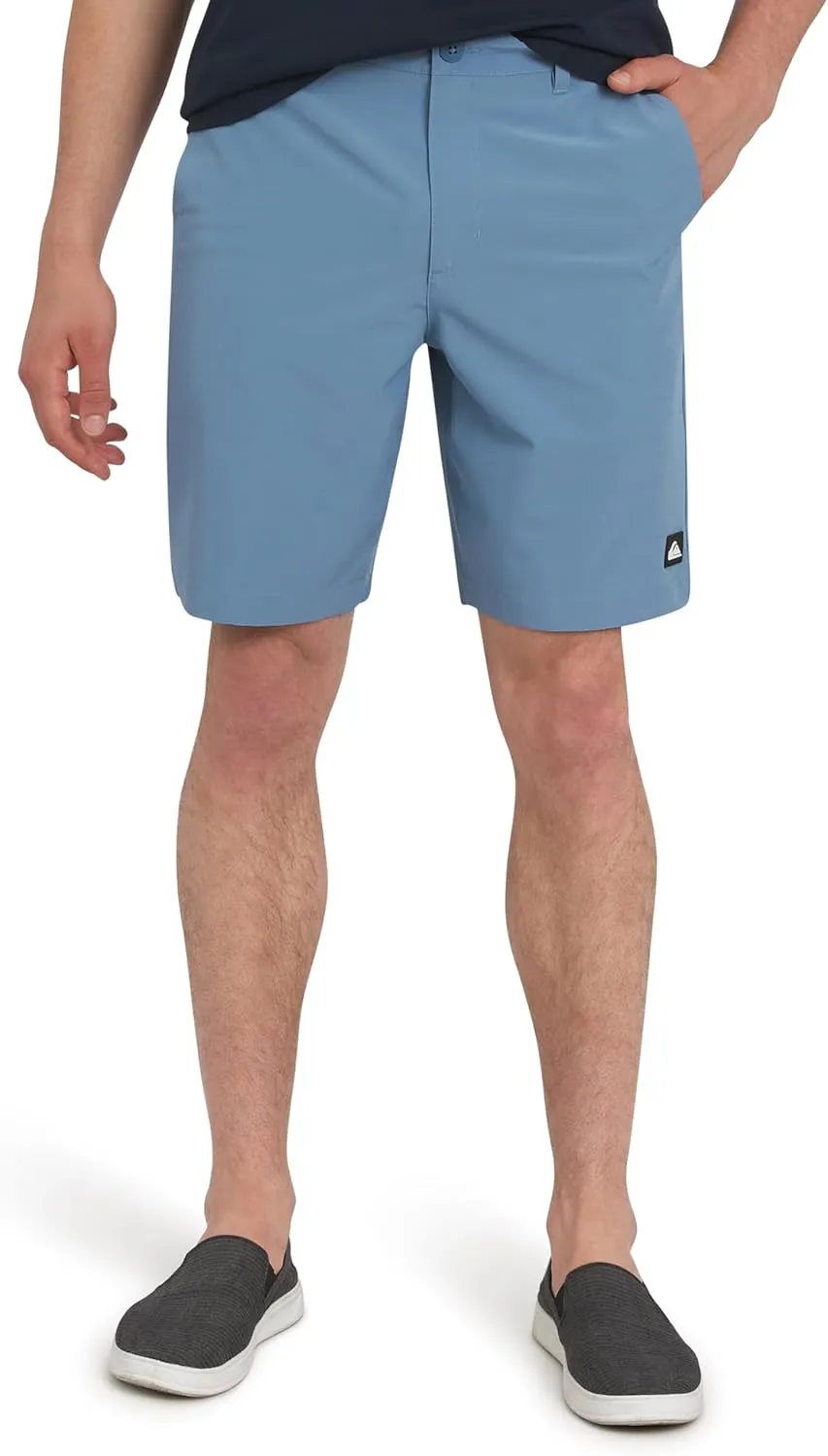 Quiksilver Men's Regular Fit Fixed Waist Water Friendly Active Hybrid Shorts