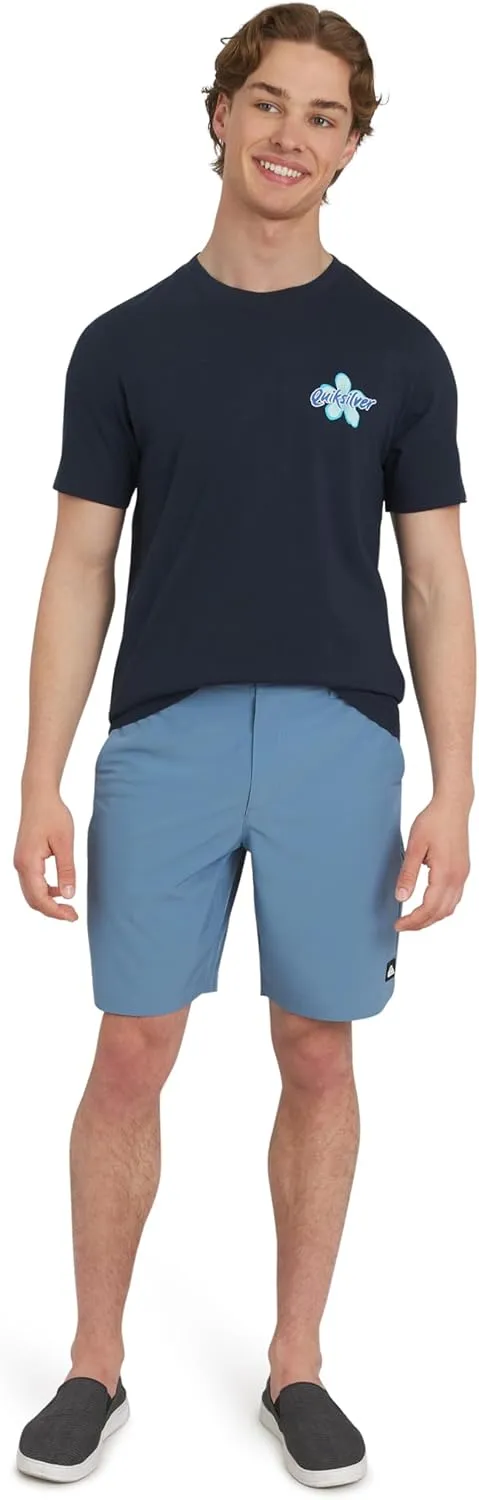 Quiksilver Men's Regular Fit Fixed Waist Water Friendly Active Hybrid Shorts