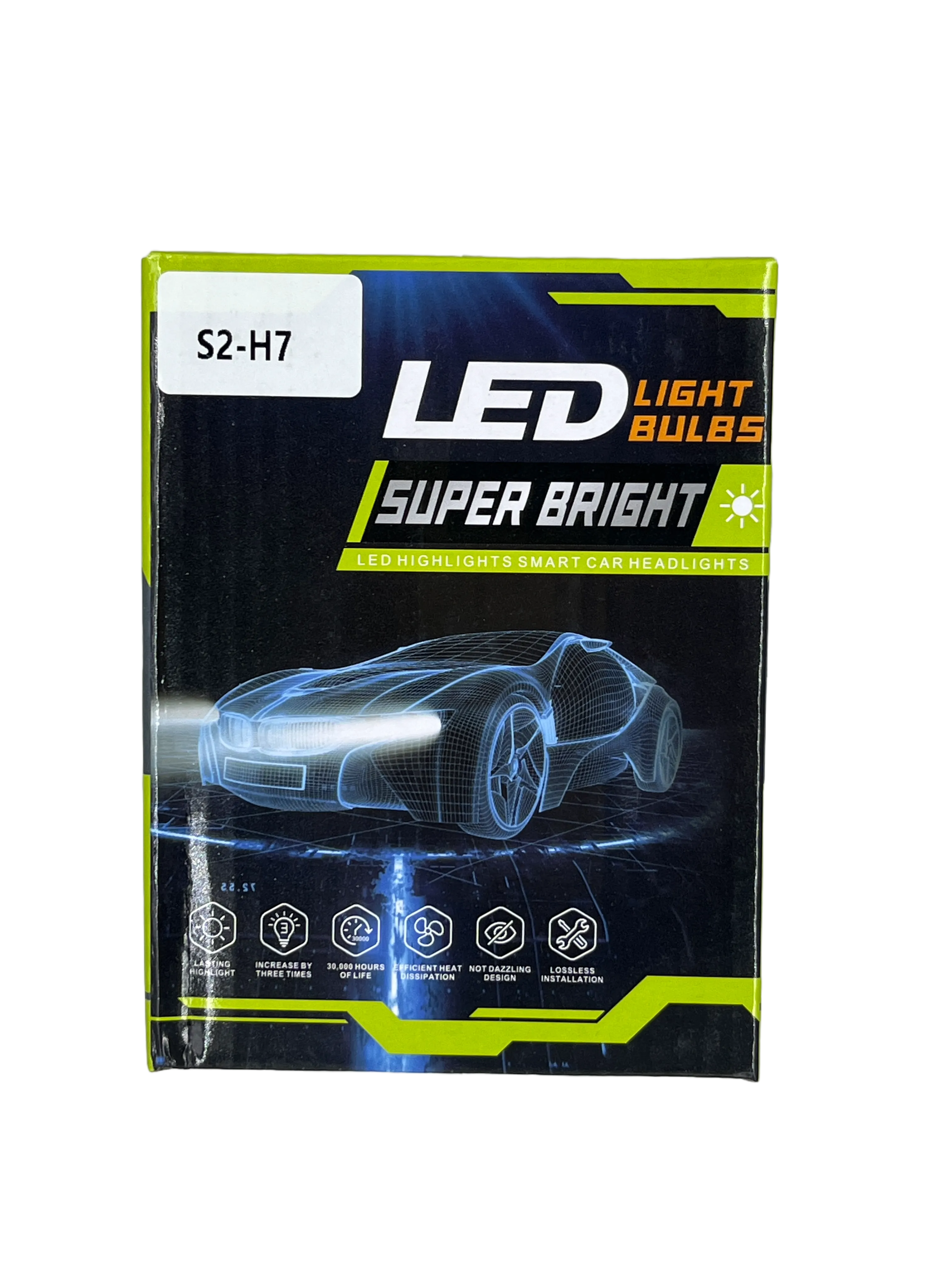 SB LED S2 Series H7 35w 6000k Lumens