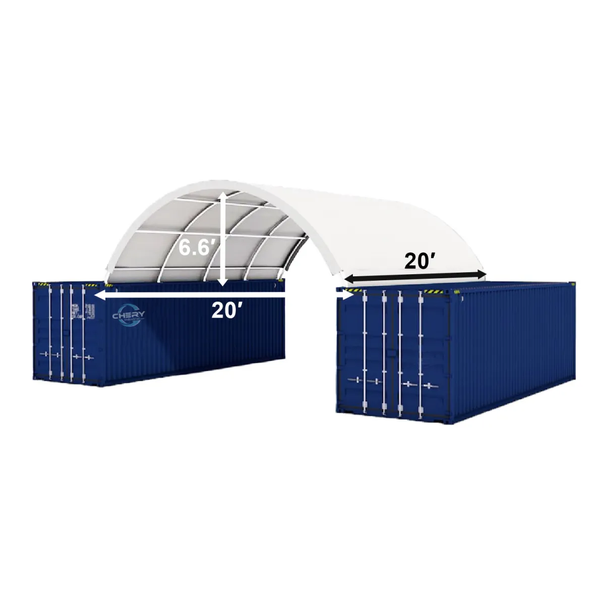 Shipping Container Canopy Shelter 20'x20'
