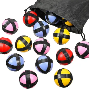 Skylety 20 Pieces Sticky Balls for Fabric Dart Board, Dart Hook and Loop Safe Sport Balls Toy Darts Game Accessories for Indoor and Outdoor Party Games