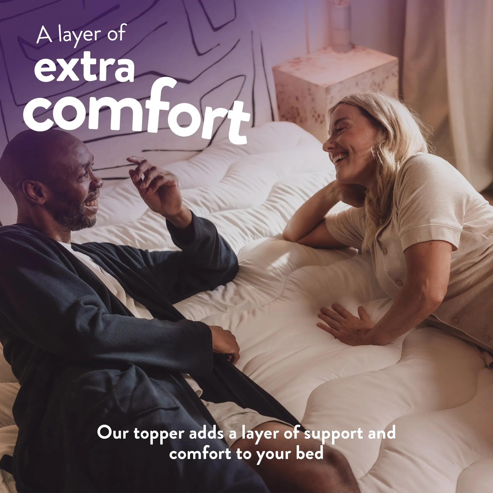 Sleep Soundly Mattress Topper - 2.5cm