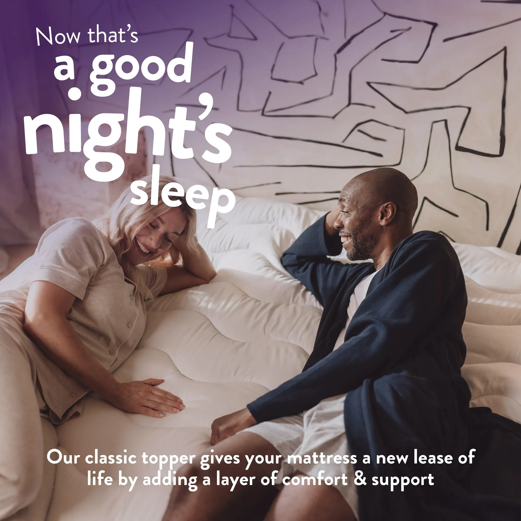 Sleep Soundly Mattress Topper - 2.5cm