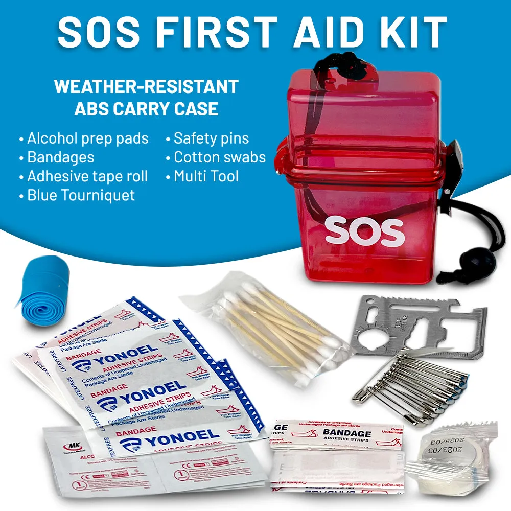 UrbanPrepp 72 Hour Survival Box - 1 Person Emergency Food, Water, Thermal Blanket, Emergency Rations for Floods, Blackout, Earthquake, Car, Work, School